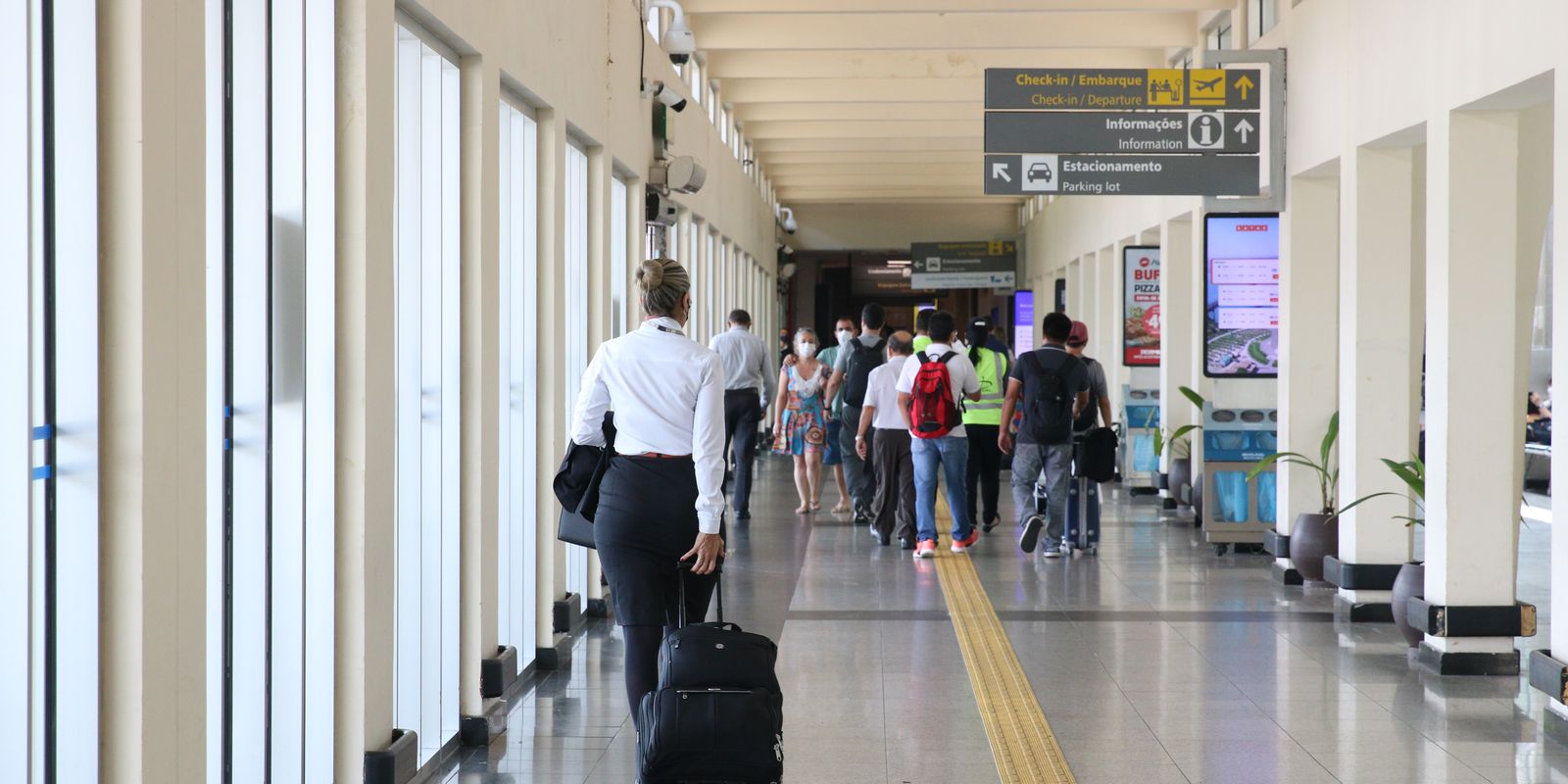 Check in do Aeroporto de Congonhas apresenta falha em ar-condicionado