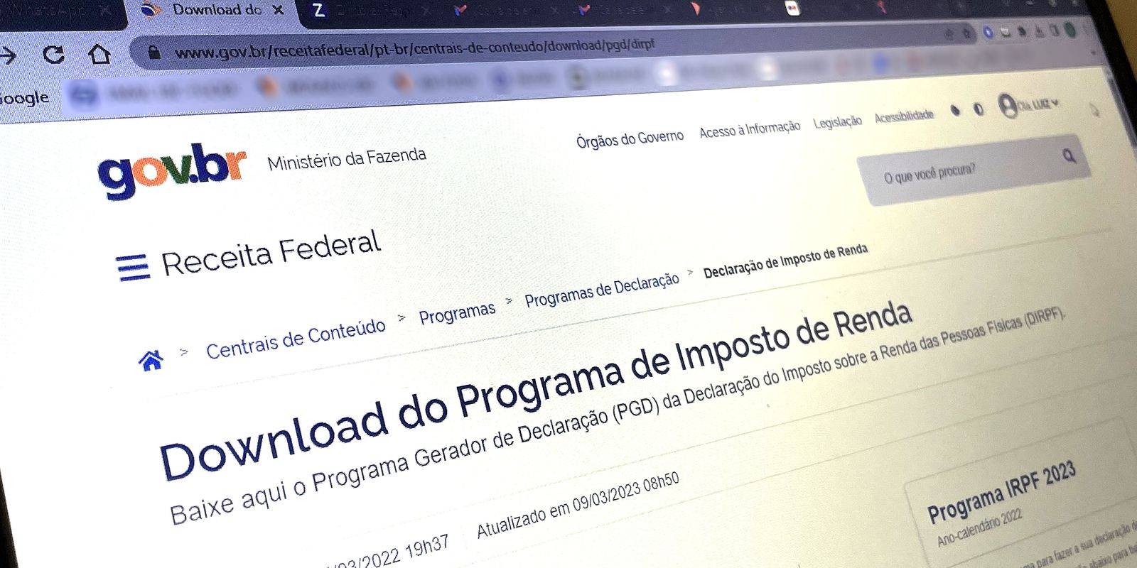 Receita paga hoje restituições de lote residual do Imposto de Renda