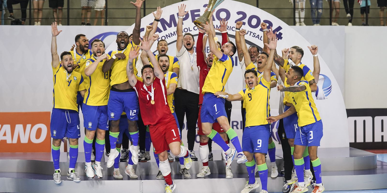 Brasil supera Argentina e conquista Copa América de futsal