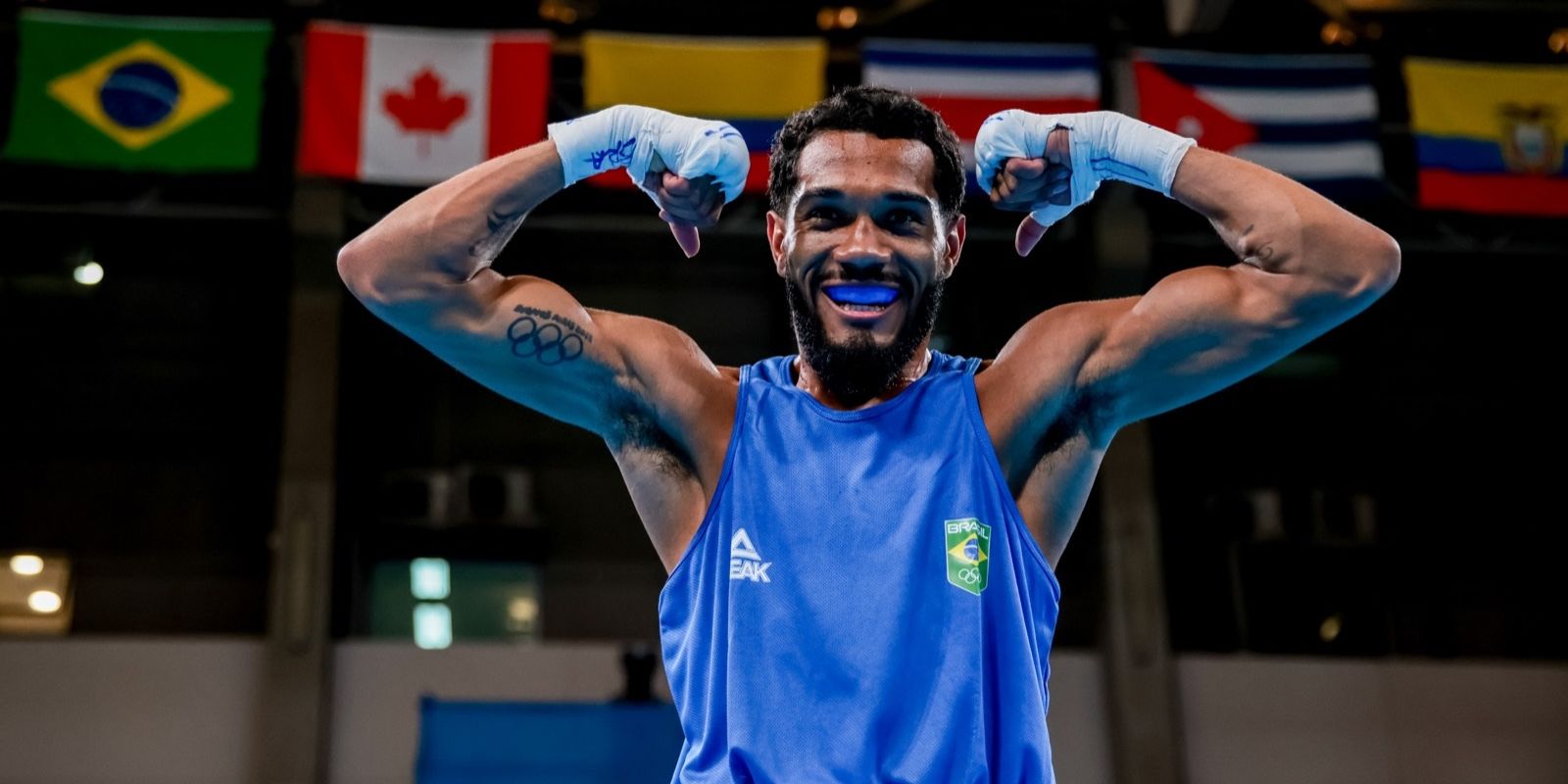 Luiz Oliveira vence na 1ª luta do Brasil no Pré-Olímpico de Boxe