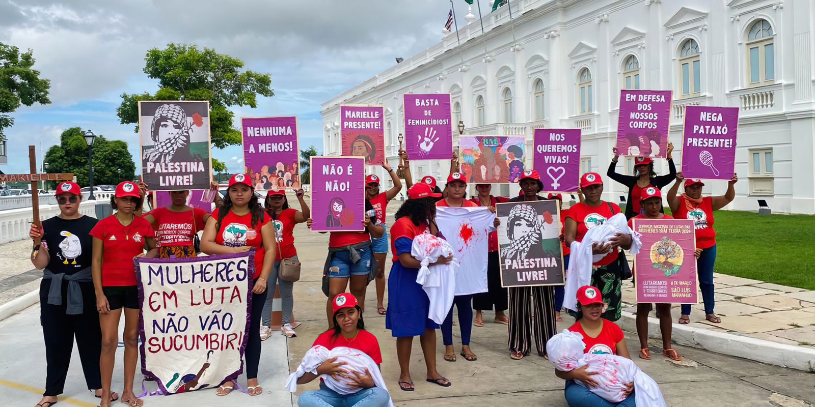 No Norte e Nordeste, mulheres pedem fim da violência e igualdade