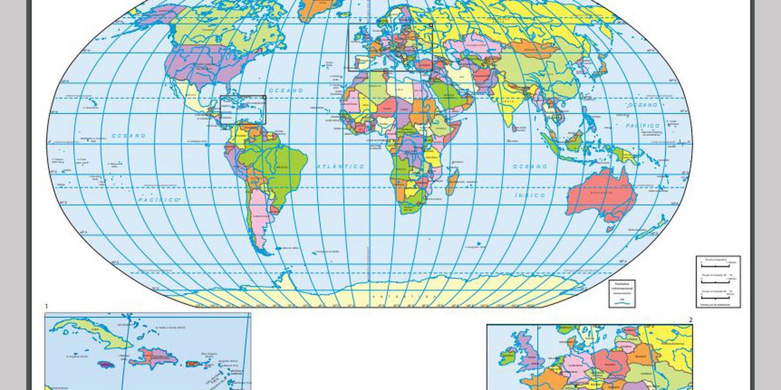 IBGE inicia venda do mapa-múndi com o Brasil no centro