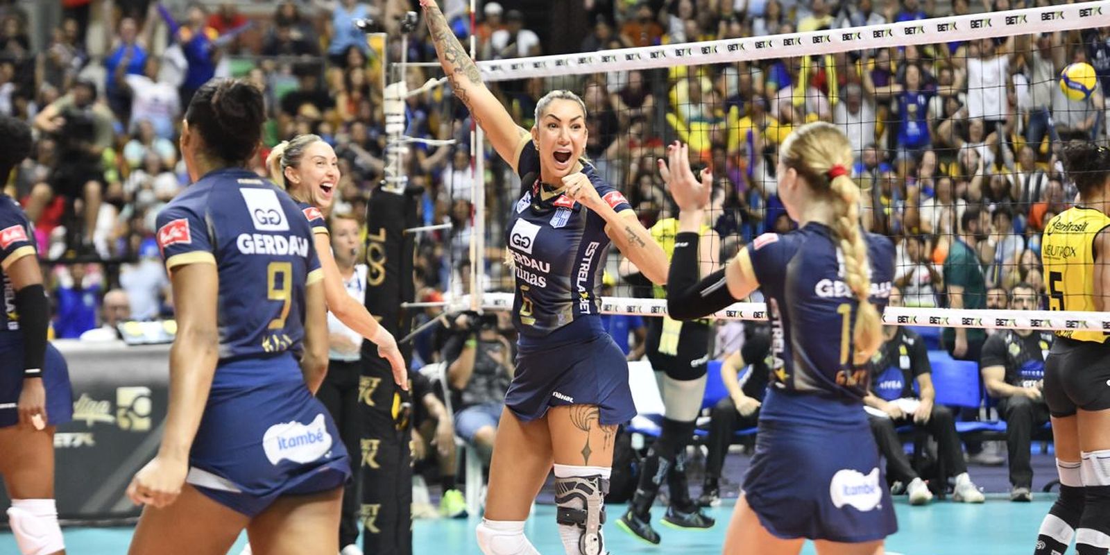 Minas Tênis Clube conquista título da Superliga feminina de vôlei