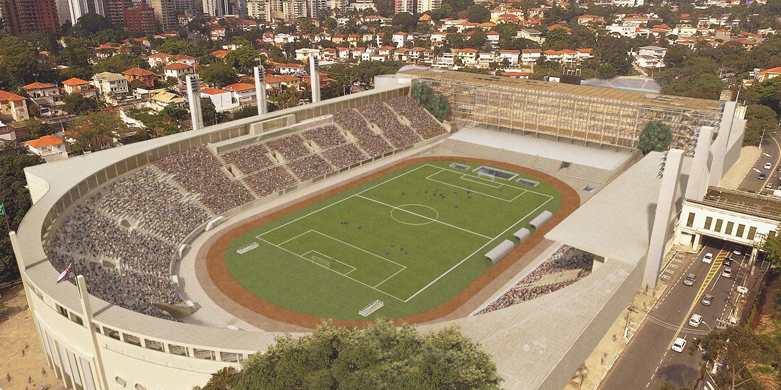 Estádio do Pacaembu deverá ficar pronto em junho, diz concessionária