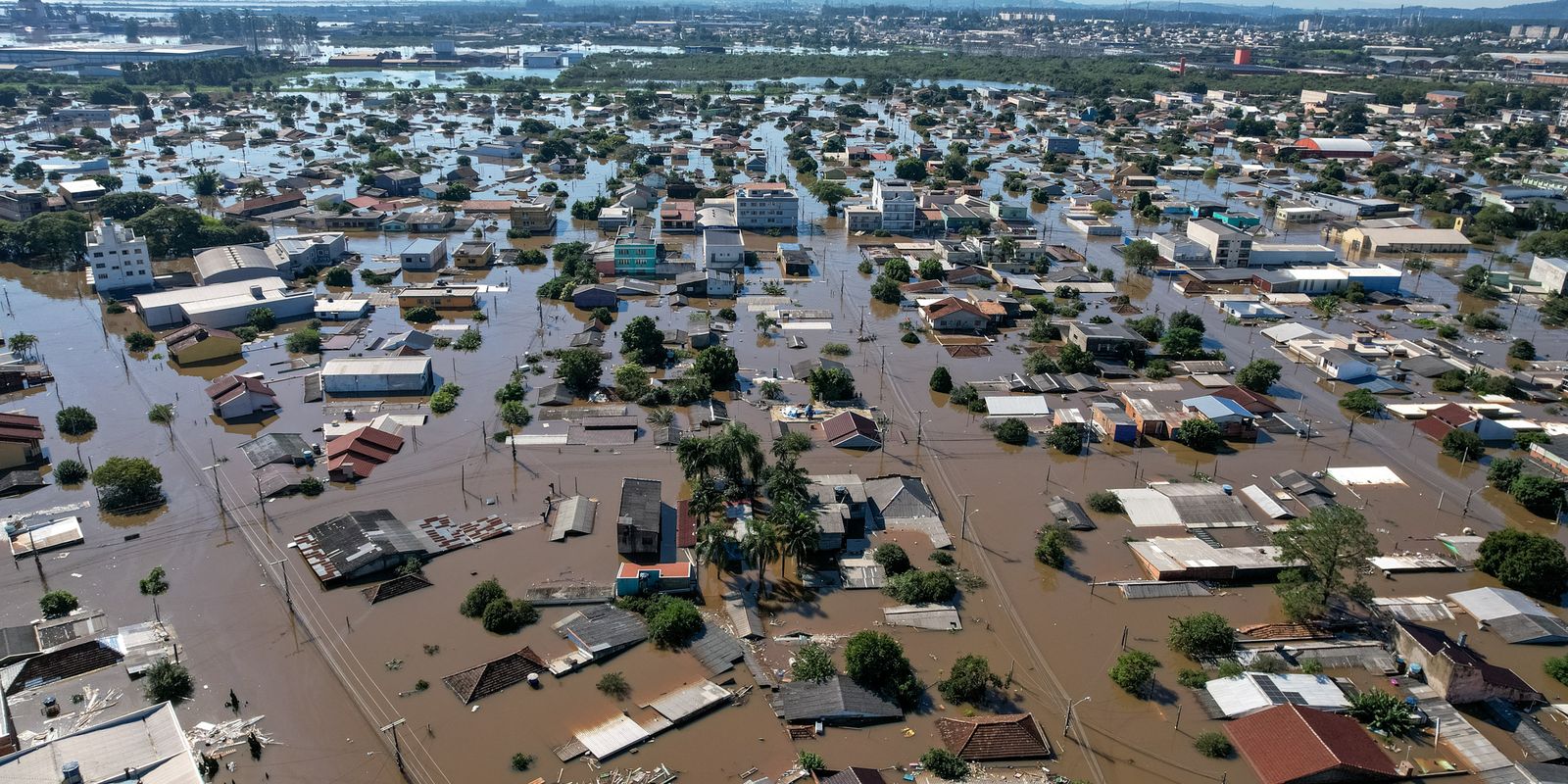 Quase 90% das cidades do RS foram atingidas pelas fortes chuvas