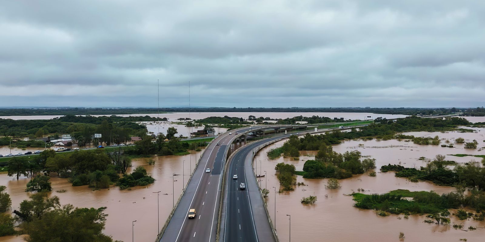 Chuvas: comporta de segurança rompe na zona norte de Porto Alegre