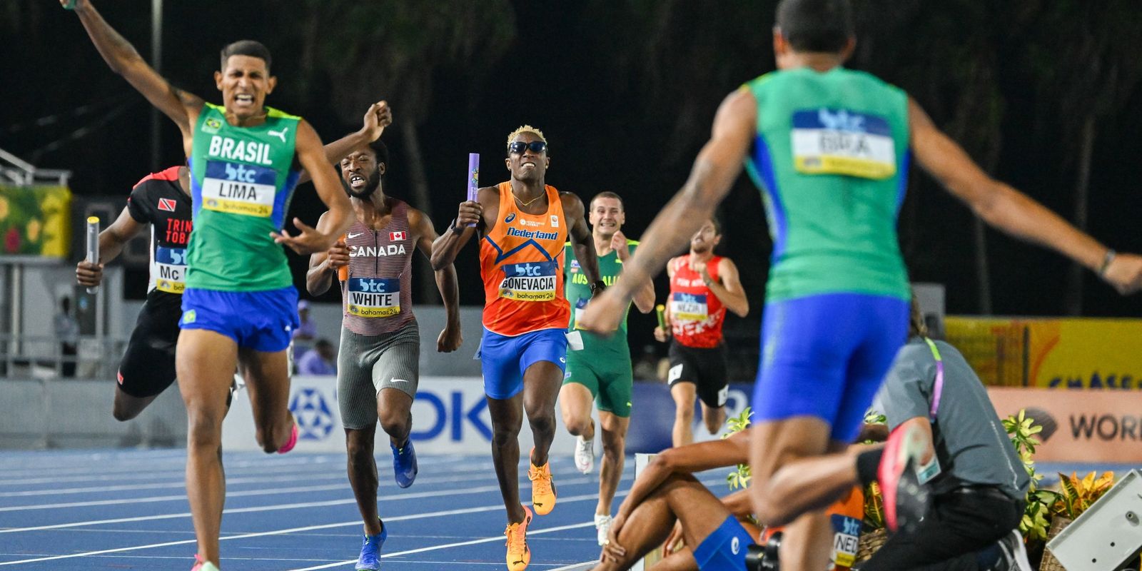 Paris 2024: Brasil leva vaga no revezamento 4×400 m e vôlei de praia